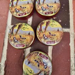 Lot 5 boîtes de graisse pour armes