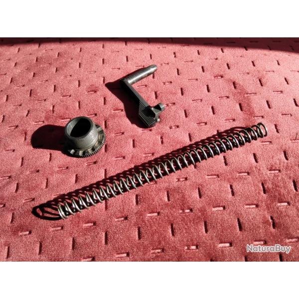 MAB PA 15 F1, lot arretoir de culasse, bouchon de culasse, ressort rcuprateur.