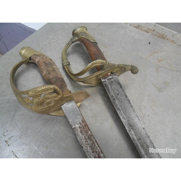 Sabre ancien 18 ou 19 me dans leurs jus  sabre Prussien