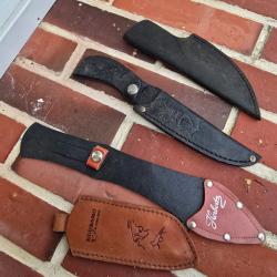 Lot de 4 étuis à couteau