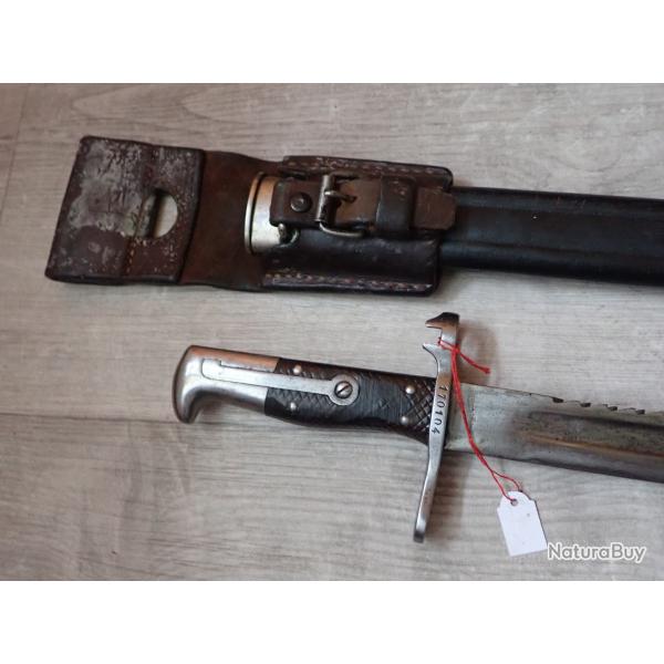 170104 Baonnette Vetterli Suisse  dents de scie - Premier modle  4 rivets.