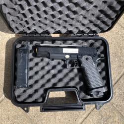 Pistolet Gaz Hi-Capa Golden Eagle 3353 Optic ready (Black,Gold)