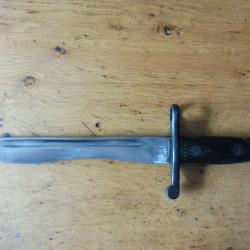 baionnette machette espagnole ww1 ww2.pas d etui