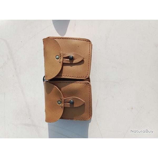 Porte chargeur mas 36 en cuir