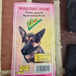 Lot de 2 muselières pour chien