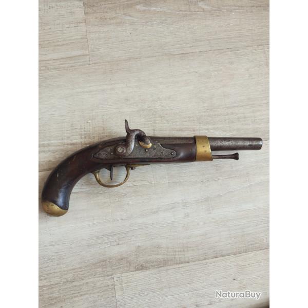 Pistolet  silex Franaise (1 euros sans rserves)