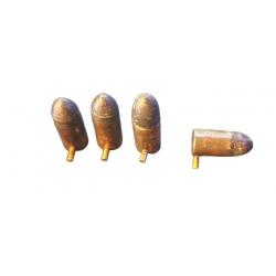 Lot de 4 cartouches 9mm à broche