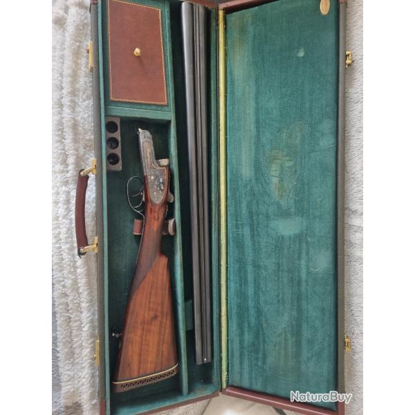 Vends juxtapose AYA platine calibre 12/70 trs bon tat bois grad 5 extracteur  canons 71 demi full