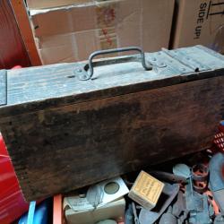 Boite en bois mitrailleuse mg08