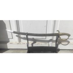 Sabre briquet 19ème siècle avec fourreau