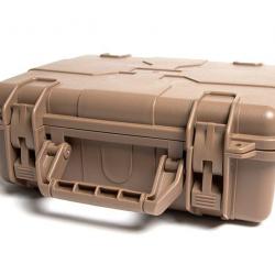 MALETTE RIGIDE PISTOLET 28 CM DARK EARTH