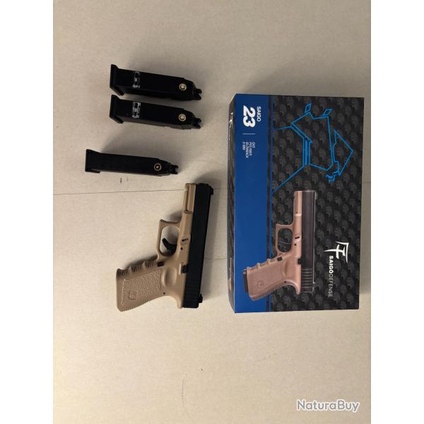 MK3 G23 Gaz GBB Saigo Defense - Bi-ton Tan en polymre