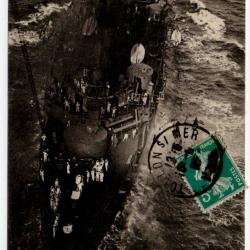 CPA - Marine Militaire - Exercice du Cerf-Volant ,Capitaine Saconnay N°1159