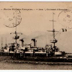 CPA - Marine Militaire Française - " lena "Cuirasse d'Escadre  N°142