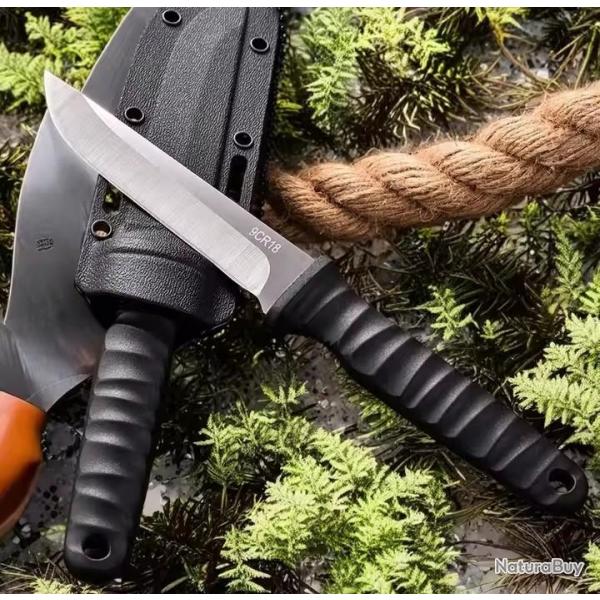 Couteau spcial forces avec tui thermomoul tactique  1 sans prix de rserve !