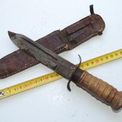 RARE COUTEAU COMBAT POIGNARD TRANCHEE  14/18 - W.W.1 - DIRECT GRENIER / A VOIR