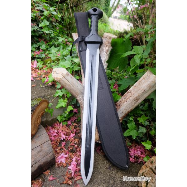 Epe Glaive Lgionnaire Romain Sword Gladiator Lame Acier 3Cr13 Manche Nylon Etui Nylon Tactical 000