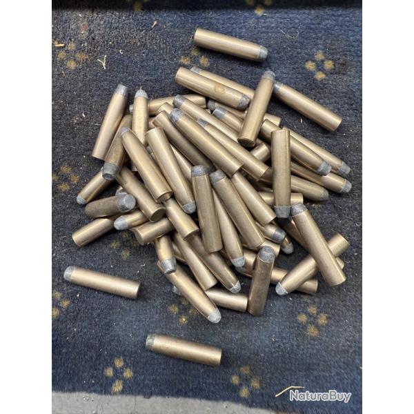 LOT DE 63 OGIVES CALIBRE .262 ET .261  156 ET 158 GRS