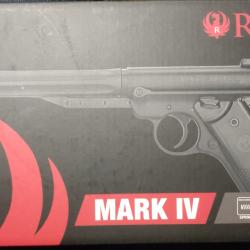 PISTOLET RUGER MARK IV NICKELE Umarex - CAL 4,5
