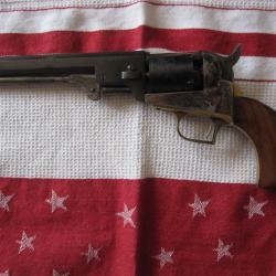 RARE COLT BABY DRAGOON 1848 AVEC SCENE D'ATTAQUE D'INDIENS PAR LES TEXAS RANGERS-CAL 31 -PRE  1851