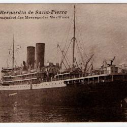 CPA- Marine - S.S. Bernardin de Saint-Pierre Nouveau paquebot des Messageries Maritimes  N°1168