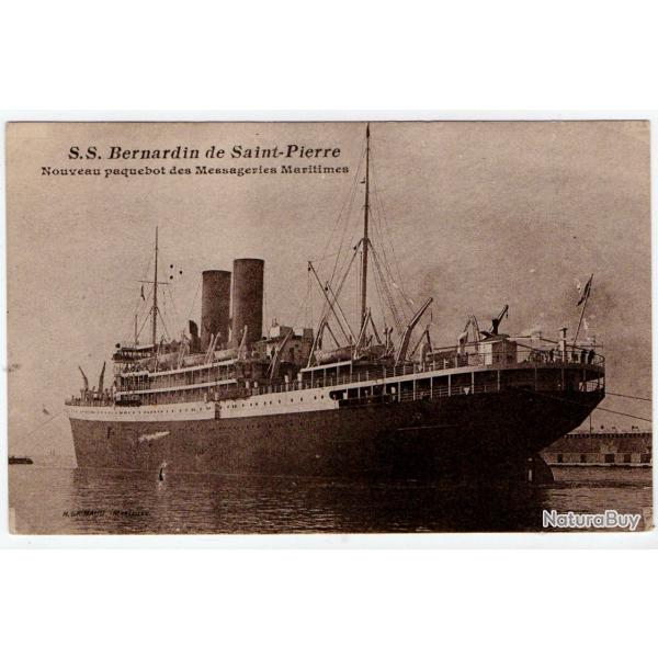 CPA- Marine - S.S. Bernardin de Saint-Pierre Nouveau paquebot des Messageries Maritimes  N1168