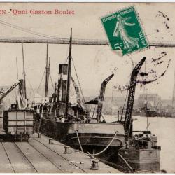 CPA- Marine - ROUEN- Quai Gaston Boulet N°239