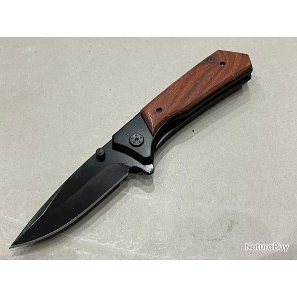 Couteau  ouverture assiste bois de rose 19.5cm enchre