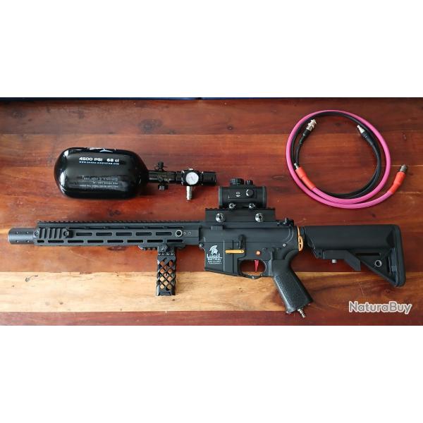 Rplique Hpa Polarstar + bouteille + 15 chargeurs prt  jouer