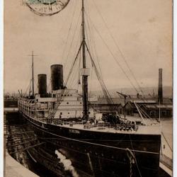 CPA - Marine HAVRE " La Lorraine en Cale Sèche N°878