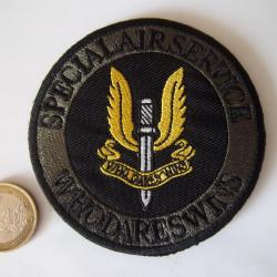 écusson armée Britannique SAS Special Air Service forces spéciales
