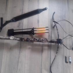 Arbalète recurve Jaguar I camouflage 175 Livres