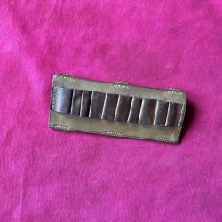 Porte cartouches ancien en cuir mixte, pas de prix de réserve