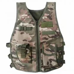 Gilet militaire enfant Battle Cub ABG camo - 3 ans - 6 ans (38cm)