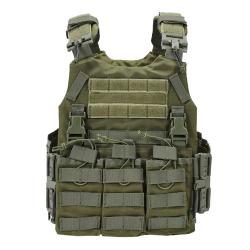 Gilet tactique Shadow Core SINAIRSOFT Molle - Vert armée
