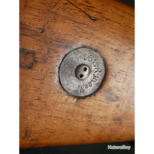 Crosse de MAUSER G98 GEWEHR 98 complte avec pontet, grenadire, embouchoir et garde main
