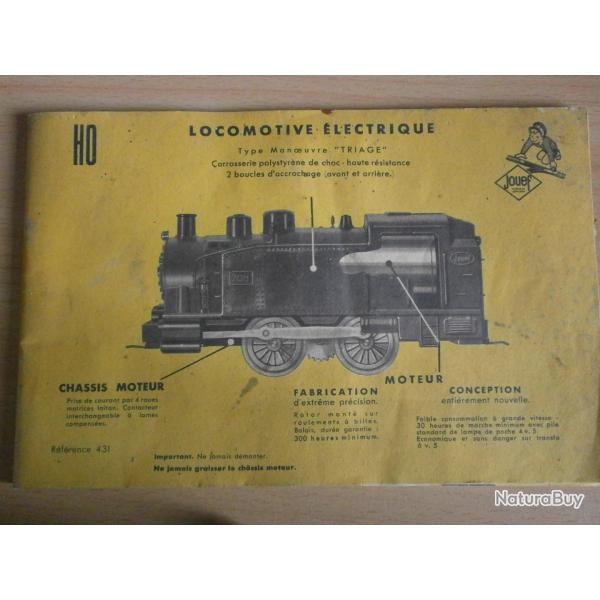 Catalogue Jouef annes 60