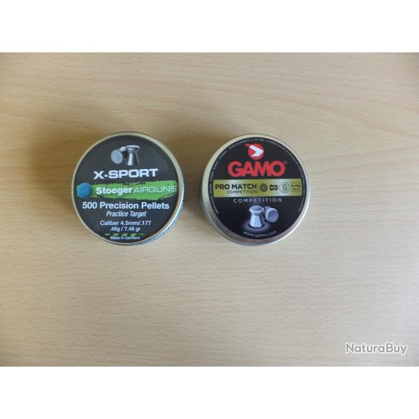 Boites de plombs Stoeger/Gamo