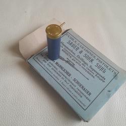 collector  boite  cartouche  a broche en calibre 12 plomb n0 6
