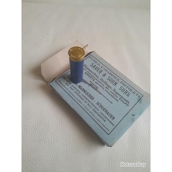 collector  boite  cartouche  a broche en calibre 12 plomb n0 6