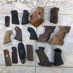 Plaquettes de crosse arme de poing