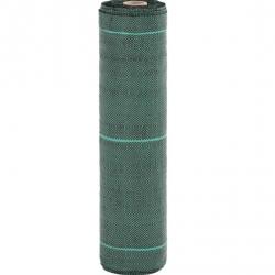Membrane anti-mauvaises herbes verte 0,5x10 m en polypropylène pour jardinage