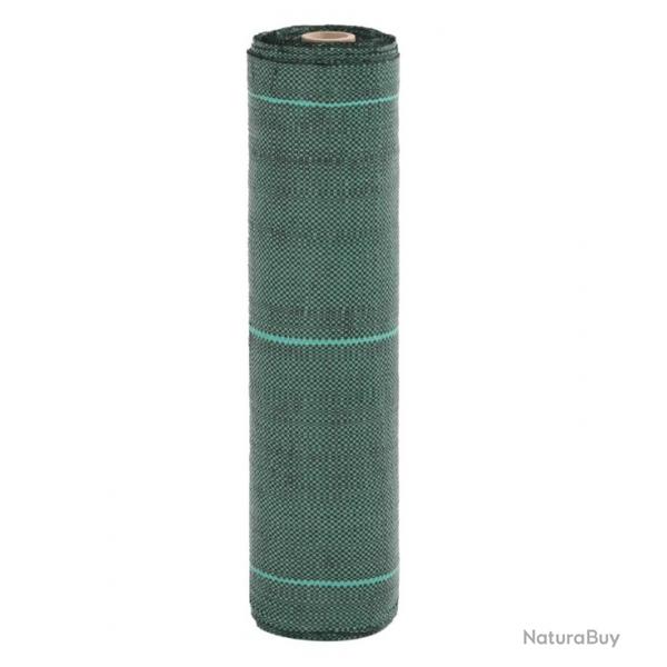 Membrane anti-mauvaises herbes verte 0,5x10 m en polypropylne pour jardinage