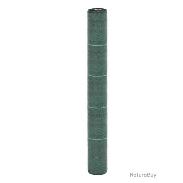 Toile anti-mauvaises herbes verte 1x100 m en polypropylne pour jardiniers
