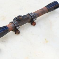 Lunette de tir métallique années 50/70 (à restaurer)