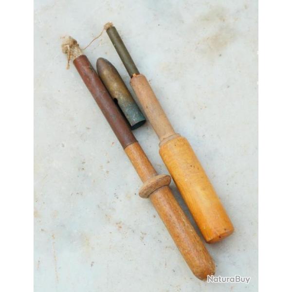CHASSE rechargement - lot d'outils inconnus retrouvs collection chasse - des annes 20/30