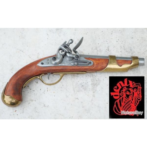 DENIX - Pistolet de cavalerie France 1806 - Pistolet silex DENIX Saint Etienne - ref EBR24STE001