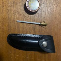 * KIT ENTRETIEN  ETUI COUTEAUX LAGUIOLE  EN CUIr 11 CM OU 12 CM 5