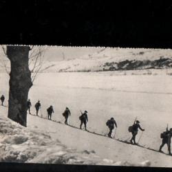 entrainement des éclaireurs-skieurs cpa chasseurs alpins