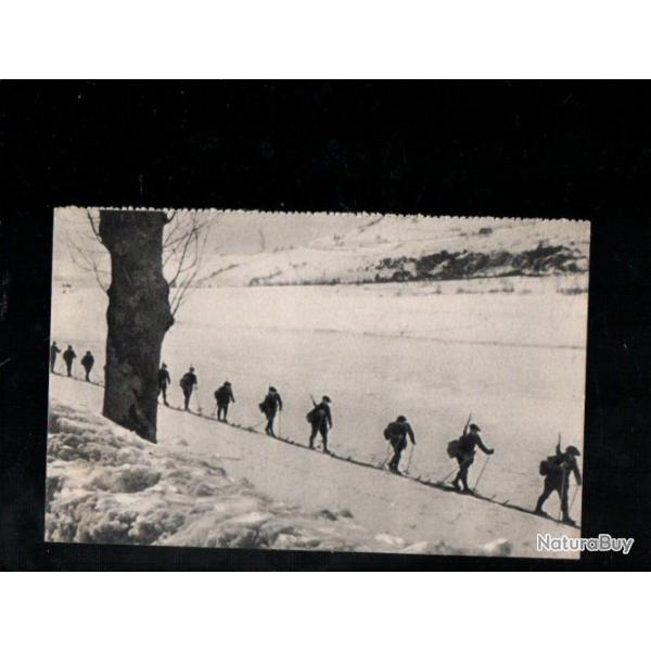 entrainement des claireurs-skieurs cpa chasseurs alpins